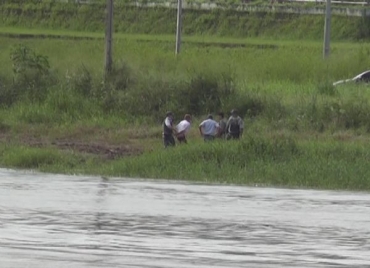 momento que o jovem foi detido j na praia de Aragaras-GO