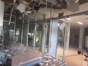 Assalto foi praticado em 3 de abril de 2012 e destruiu o Banco do Brasil de Canarana