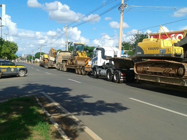 ​Mquinas foram recuperadas pela PRF-MT na BR-364